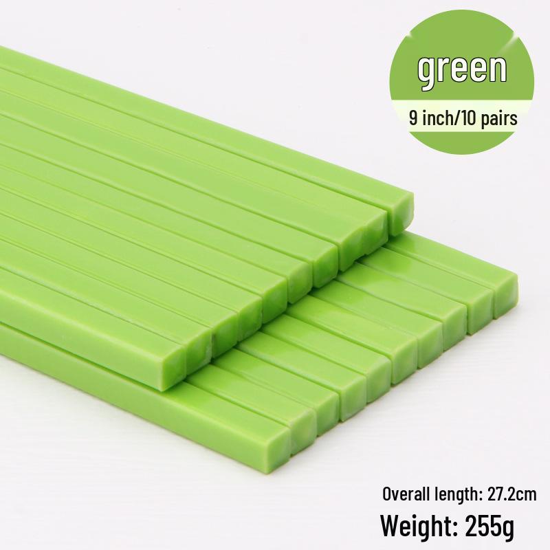 Colorful Disinfected Melamine Chopsticks for Hotels, Restaurants, and Fast Food