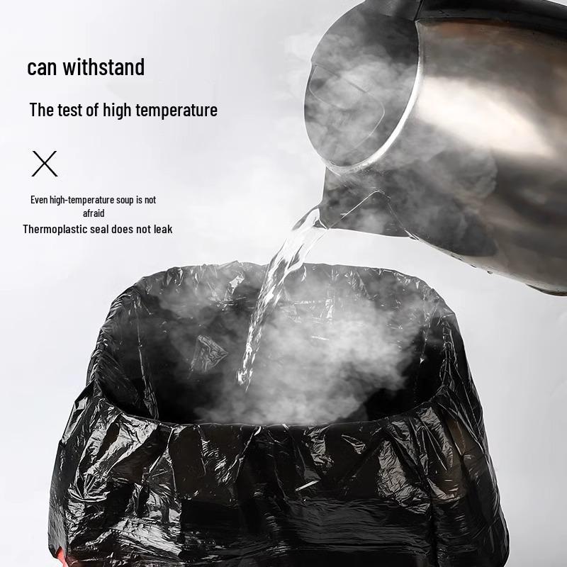 Thickened Large Drawstring Trash Bags for Kitchen, Bathroom, and Office Use