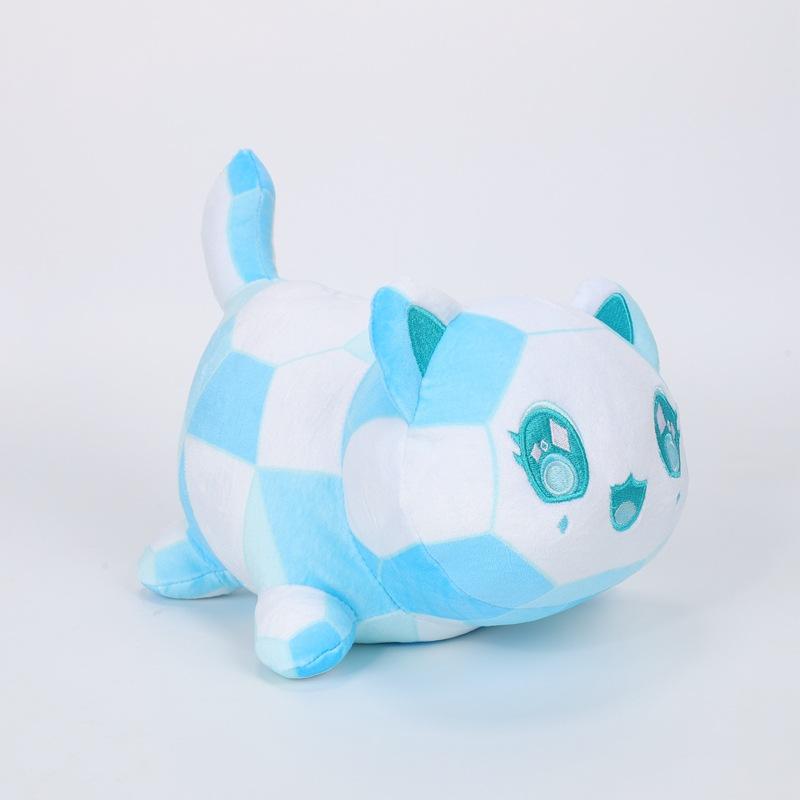 Плюшевая игрушка Aphmau, горячо продаваемая, кошка, плюшевая игрушка, кукла, бургер, картофель фри, кошка, мягкая подушка