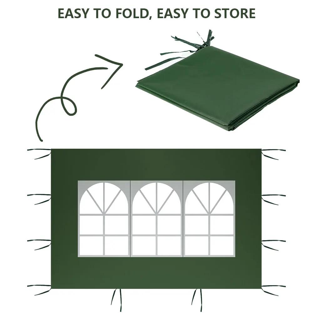 Водонепроницаемый тент для беседки, солнцезащитный козырек 3x2 м, парус для отдыха на открытом воздухе, в саду, на пляже, для кемпинга, для вечеринок в саду, для кемпинга