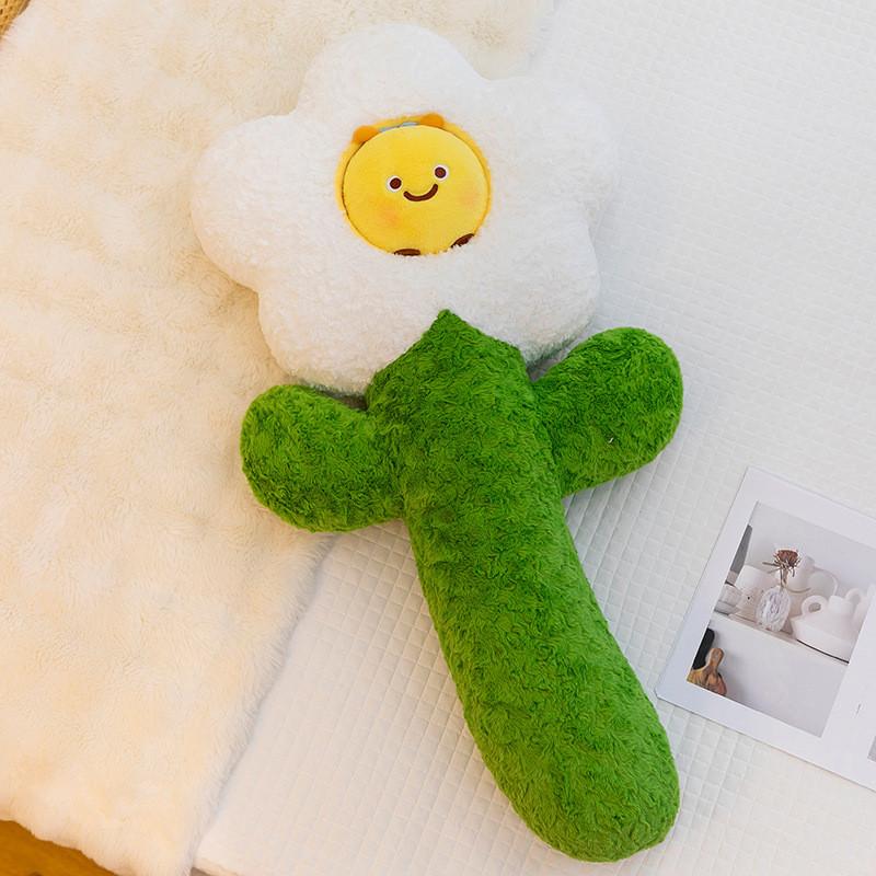 Cute Cartoon Flower Plush Toy Cushion Pillow For Giftgiving And Home Comfort