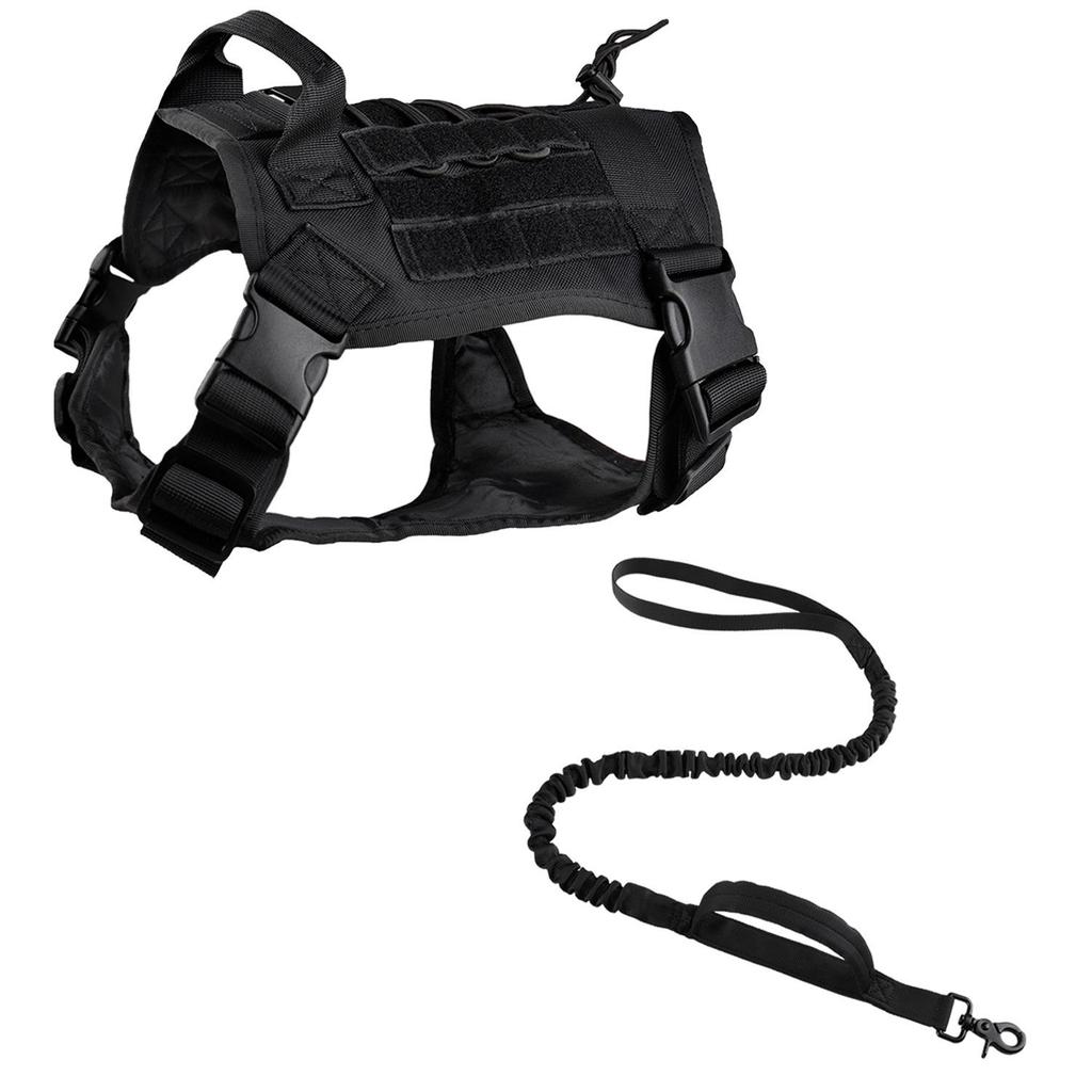 Жилет для тактических собак Cross-Border Camouflage - нейлоновая шлейка для дрессировки средних и крупных собак