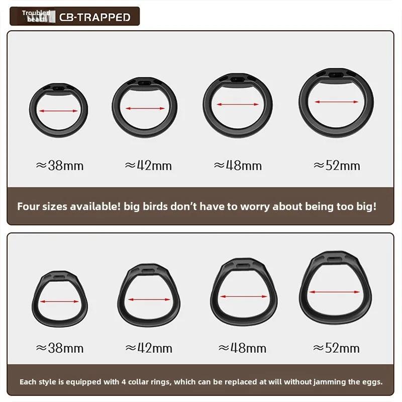 Soft Silicone Chastity Device Adjustable Cock Cage Lock for Men BDSM Discreet Fetish Training Adult Toy sextoy chastity cage