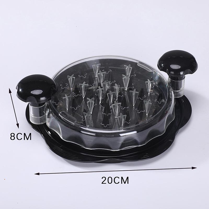 Meat Grinder Chicken Breast Shredder Twist Tool With Lid Cleaning Brush Anti Slip Ergonomic Handle Multifunctional Kitchen Tool