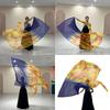 Banner Flag for Dance Practice Performances Praise Dance Flag Divine Flag Rectangular Worship Flag with Scalable Rod