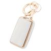 Чехол для ключей HOYZE, Чехол для ключей, Милый, Автомобильный, Чехол для смарт-ключа, Держатель для ключей, Карабин, Корпус ключа, Устойчивый к царапинам, Легкий, золото белый