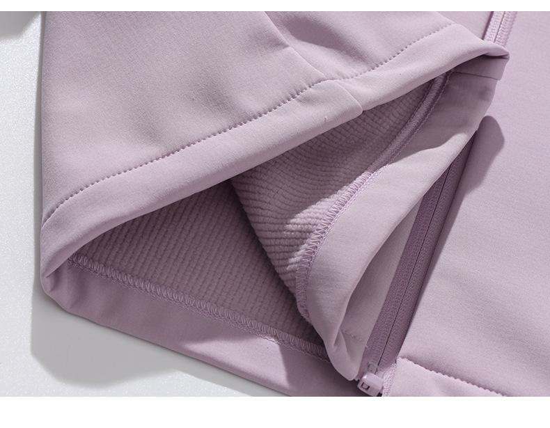 Unisex Windproof Softshell Jacket: Warm Hooded Outdoor Cardigan for Men & Women In Autumn/Winter