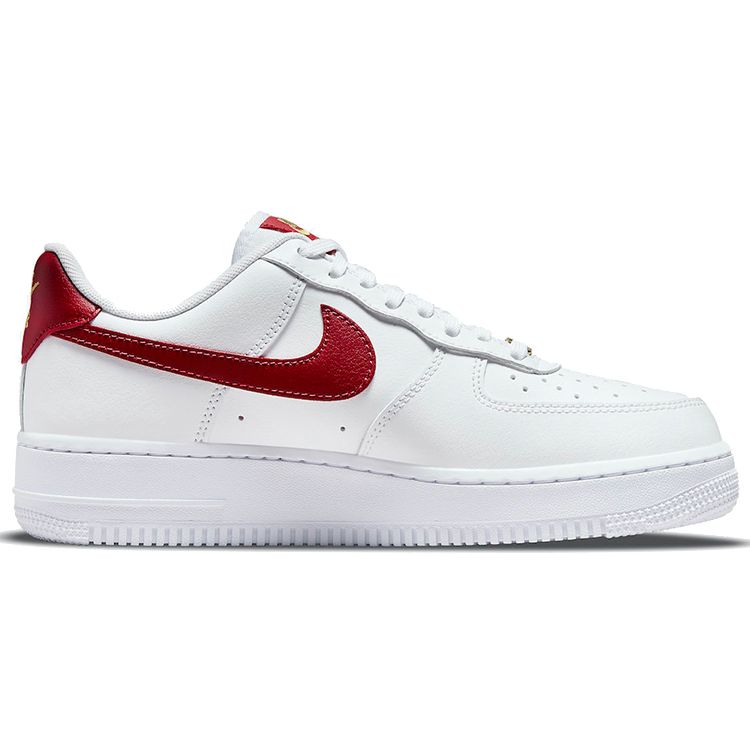 Nike Air Force 1 Essential Low Белые красные женские кроссовки CZ0270-104