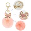 Bag Pendants Women Gifts Pearl Pendant Key Ring Car Key Chain Fur Keychain Fur Ball Keychain