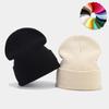 Winter Fashion Hip Hop Couples Cap Casual Solid Hat Men Woman Warm Knitted Beanie Ski Skullies Bonnet