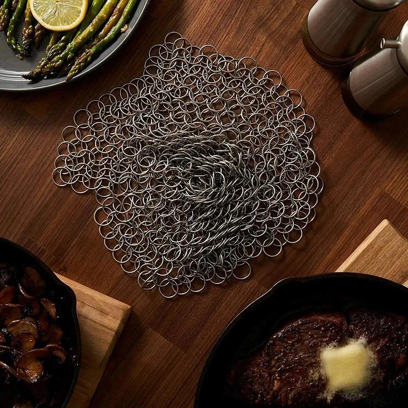 Пищевая нержавеющая сталь Сетчатый мешок для су-вид Вес для раковины Поддерживает продукты погруженными Многоразовый кухонный аксессуар