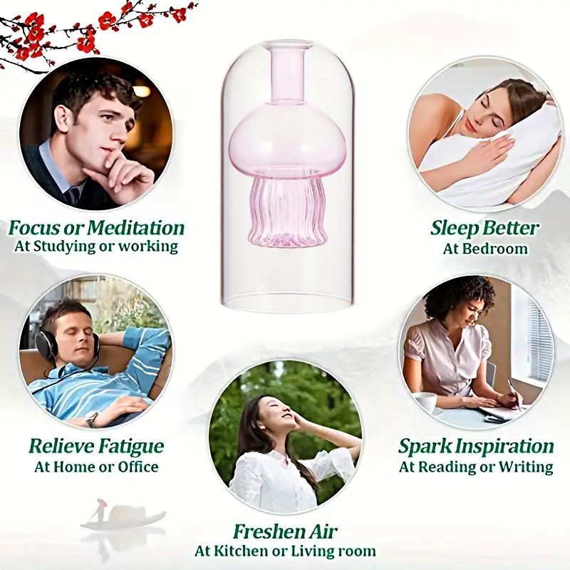 1 шт. Медуза ароматерапевтическая бутылка стеклянный контейнер гидропонная ваза для цветов украшение для дома орнамент 5 цветов