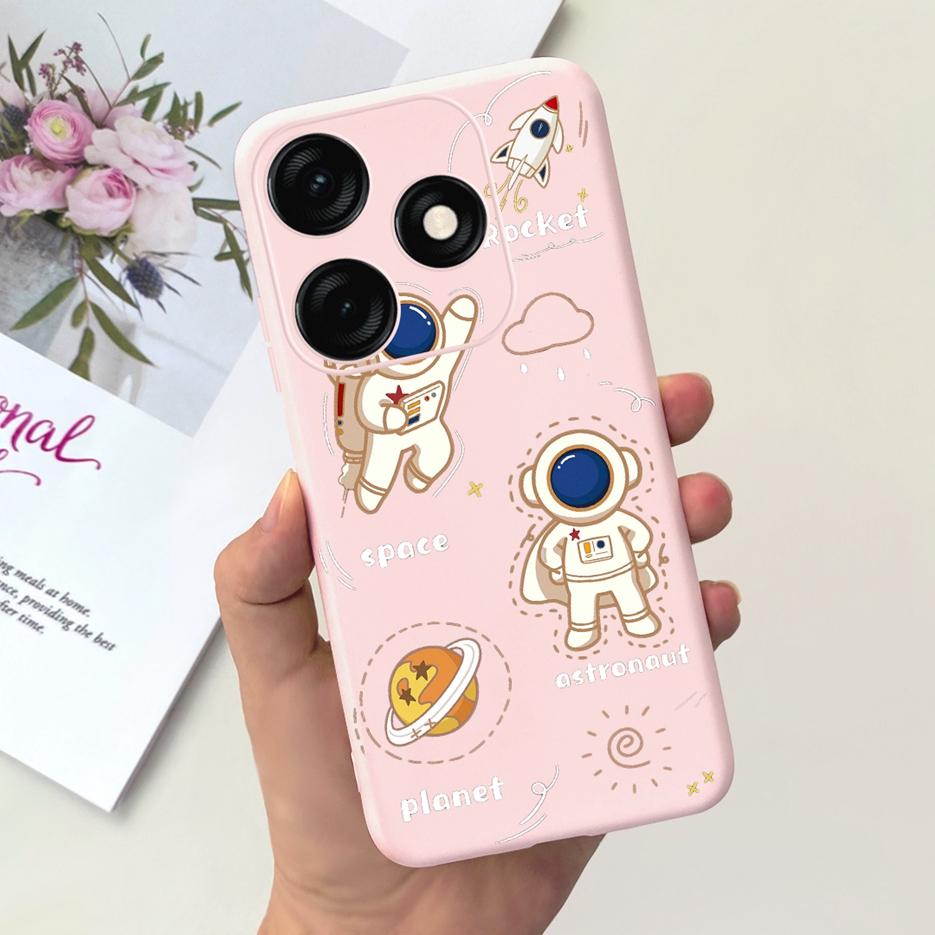 Чехол для Tecno Spark 20C BG7n Милый мультяшный динозавр Мягкий силиконовый чехол для телефона Для Tecno Spark 20 Pro Spark20 C Чехол-бампер