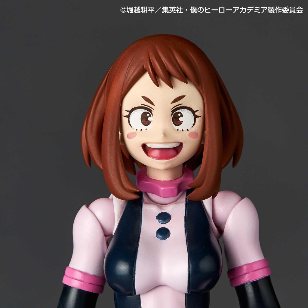 Kaiyodo Revoltech My Hero Academia Ochaco Uraraka Action Figure, Painted 130mm, PVC & ABS, Non-scale, Articulated Collectible