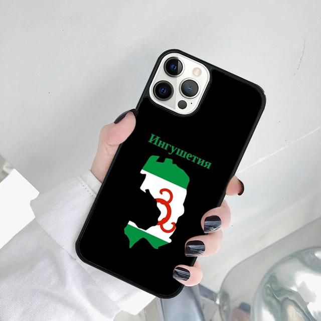 Чехол для телефона Флаг Ингушетии Для iPhone 17 Air 16 15 14 SE 2020 11 12 13 Pro MAX Plus