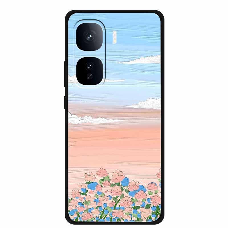 Цветочный чехол для телефона для IQOO Neo 10 Neo 10 Pro Plus Pro+ Мягкий силиконовый чехол из ТПУ для Vivo IQOO Neo10Pro Защитные чехлы Funda
