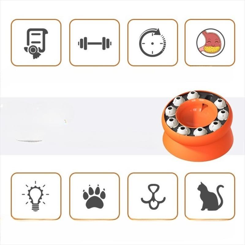 Зоотовары: Умные игрушки для кошек, Медленная еда, Миски для кошек для медленного кормления