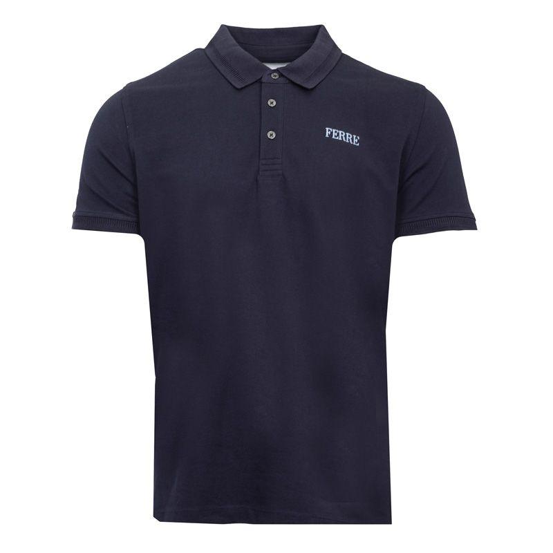 Хлопковое поло Leandro с пуговицами Мужское GIANFRANCO FERRE