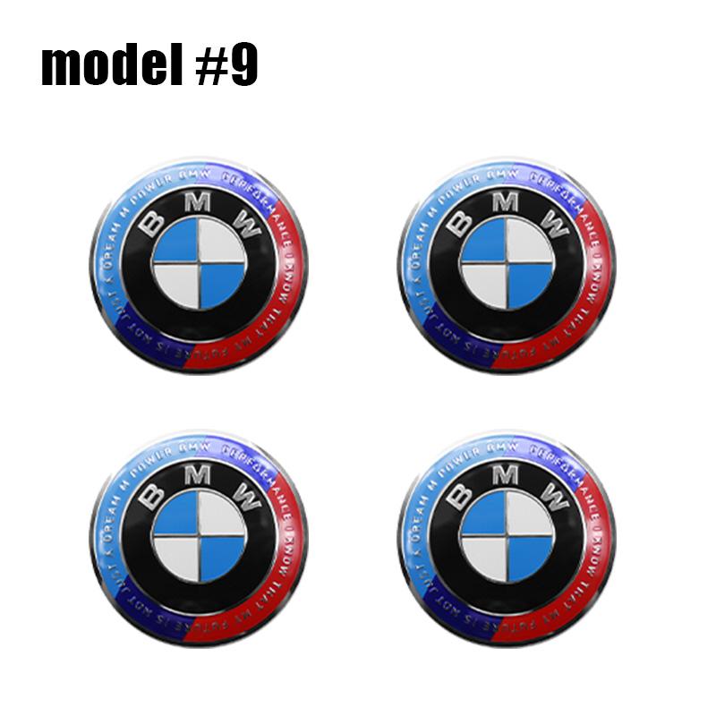 4Pc 56mm+60mm Car Logo Wheel Center Cap Emblem For BMW M Performance E46 E90 E60 F10 E39 F30 E36 F20 E87 E90 E70 Hub Cover Badge