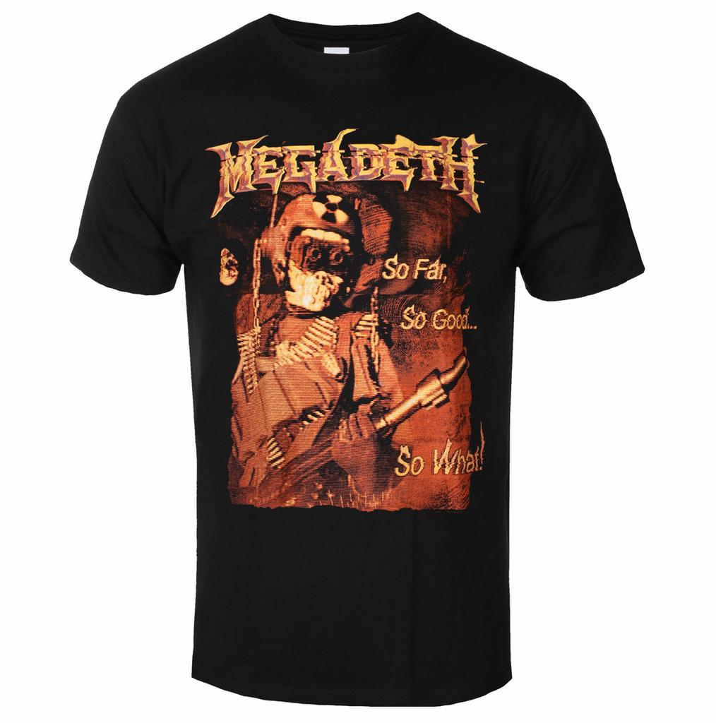 Yk Megadeth Graphic Cotton Tshirt Unisex Summer Short Sleeve Fashion Brand Tee Luxury Casual Vintage Tees