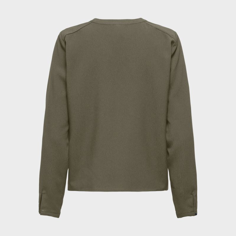 Блузка с V-образным вырезом lenia kalamata с пуговицами Женская ONLY