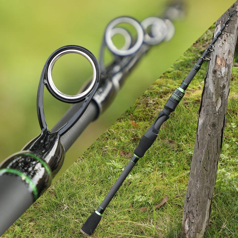 Спиннинговая/кастинговая удочка, высокоуглеродистая телескопическая удочка 1,8 м/2,1 м для морской рыбалки на карпа