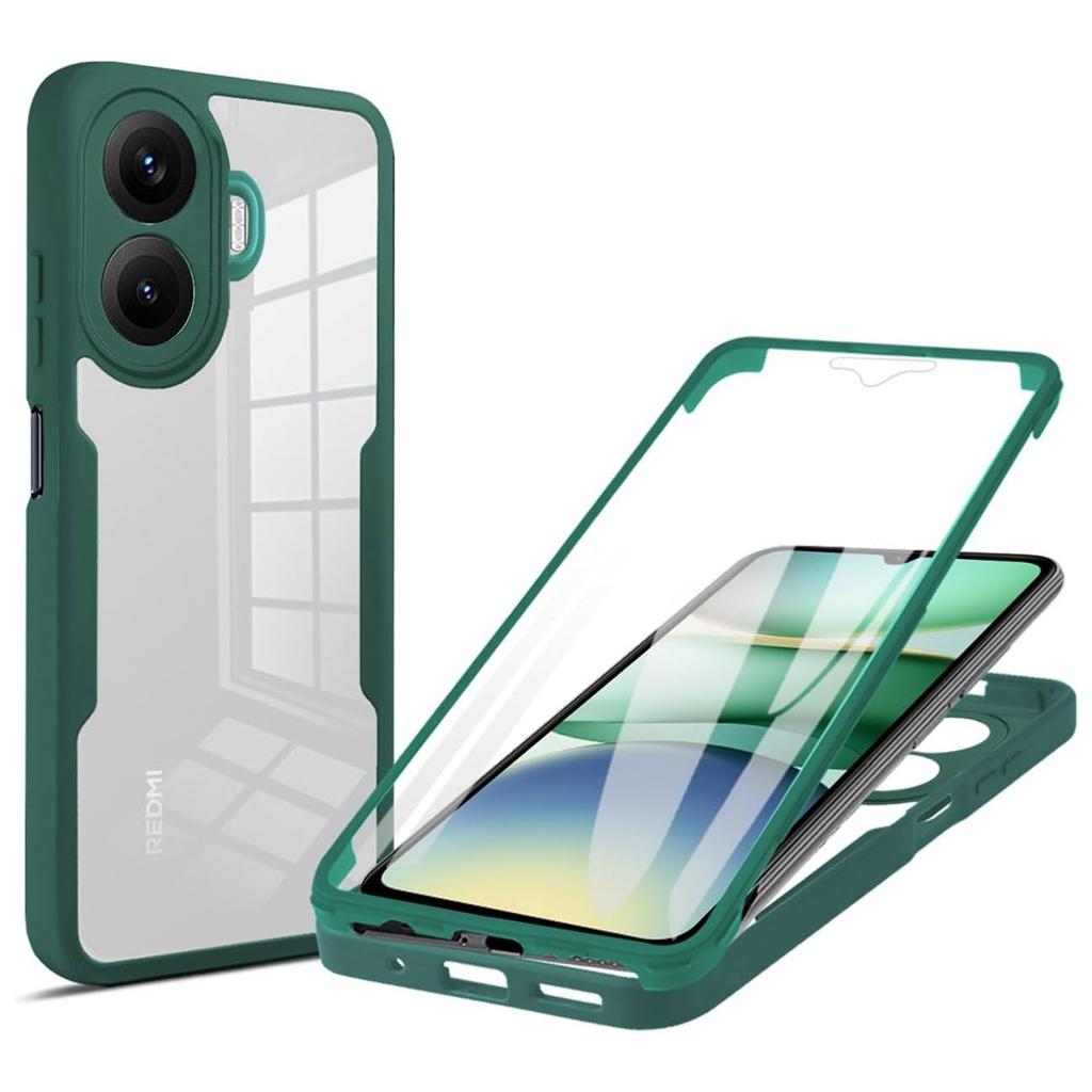 Противоударный чехол с полной защитой корпуса для Xiaomi Poco F7 5G, защитная крышка, защитная пленка для экрана, Fundas Coque Capa
