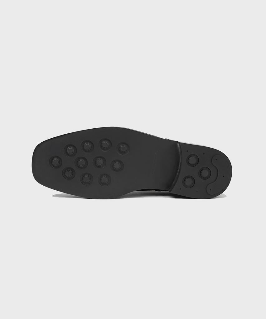 Firenze Atelier [Vibram] Merlin_Минималистичные Полуквадратные Дерби 8430 [Черный Fg]