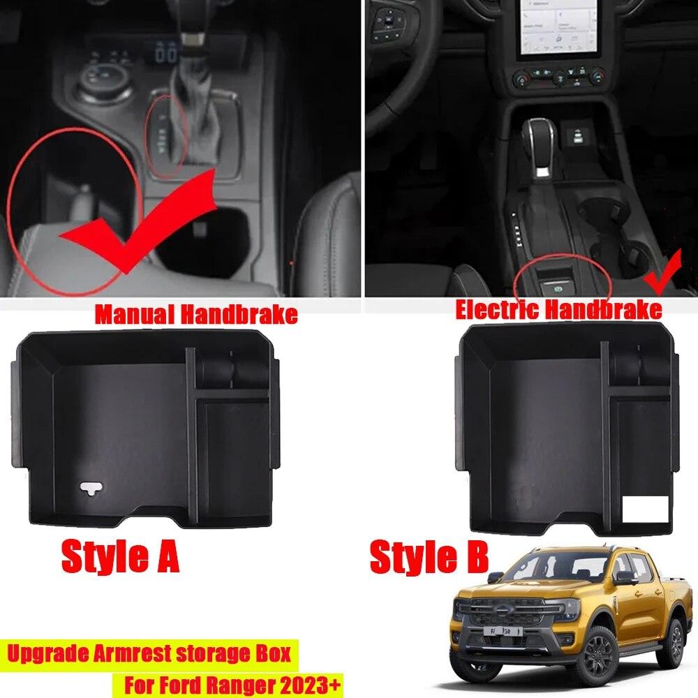 Новый обновленный подлокотник, лоток для хранения, сильный органайзер-держатель для Ford Ranger T9 2023+