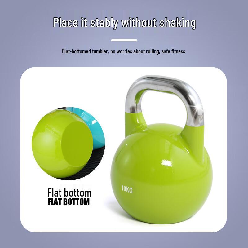 Yueletu Cast Iron Kettlebell Set with Rack