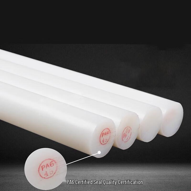 Laboratory Grade PA6 White Nylon Rod