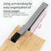 Labor-saving Long Arm Stapler 20 Sheet Capacity Paper Stapler Long Reach Stapler  Binding Supplies