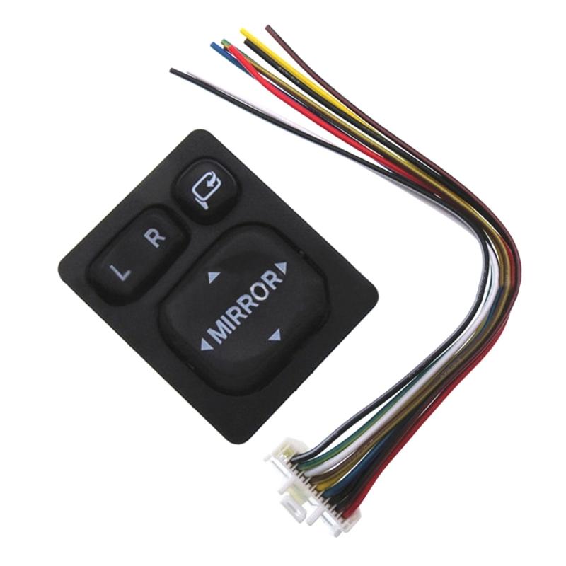 Electric Rear View Folding Glass Control Switches Button 8487252040 Replacemnet Easy to Install Vehicle Accessories
