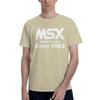 Компьютер MSX С 1983 года 100% Хлопок Повседневная Дышащая Удобная Мужская Забавная Мужская Футболка Мужские Топы