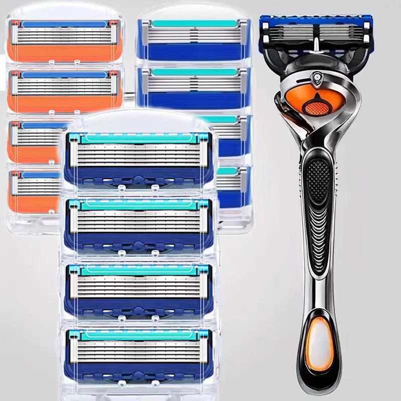 Универсальная ручная бритва с пятислойным держателем лезвий