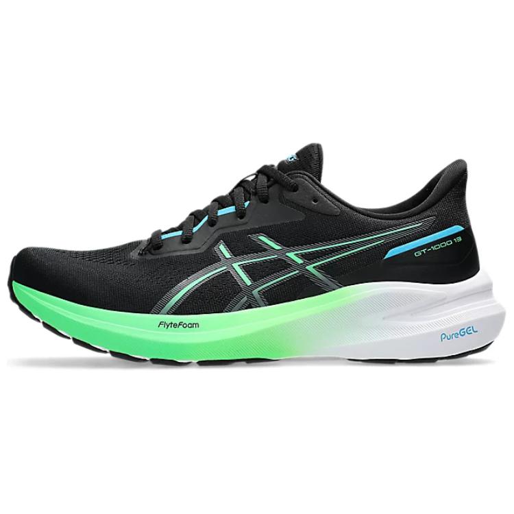Asics GT-1000 13 Black Digital Aqua Men Sneakers 1011B858-001