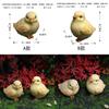Resin Animal Model For Yard Decoration With Adorable Chick Design For Micro Landscape