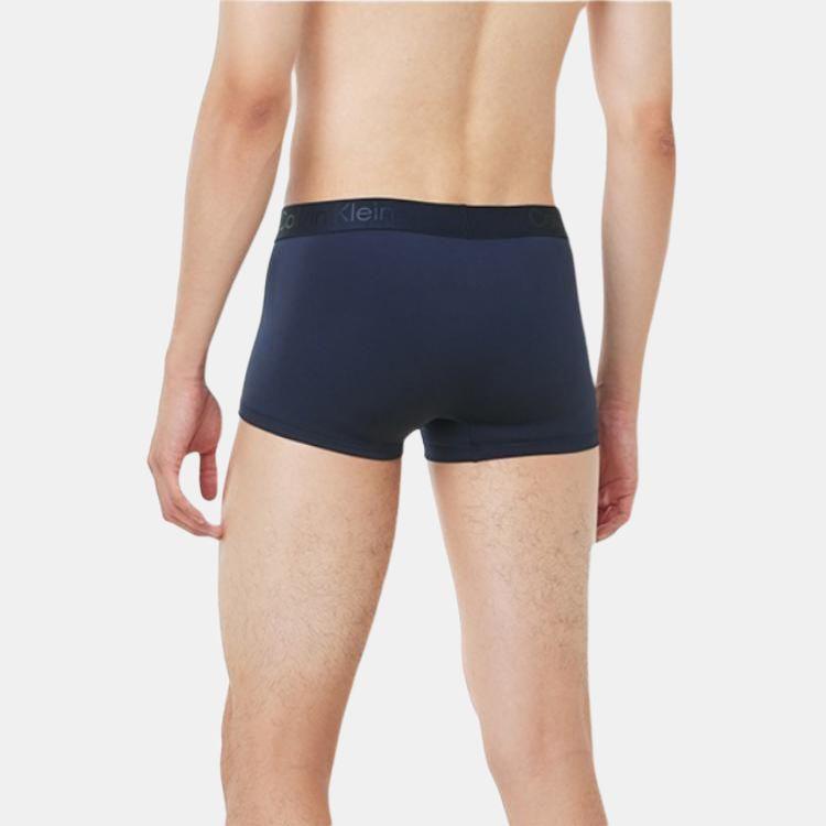 Calvin Klein Однотонные боксеры-брифы средней посадки с принтом букв мужское нижнее белье NB43650PP