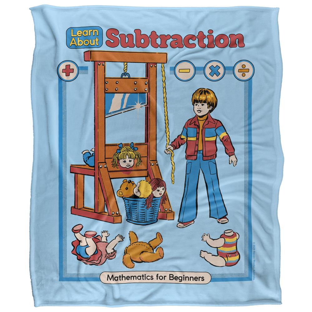 Steven Rhodes Learn About Subtraction Soft Touch Blanket