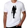 Jyn Erso  Armed Silhouette TShirt AntiPilling Casual TShirt
