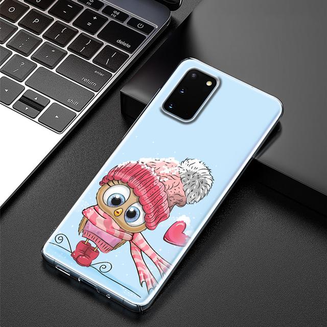 Cartoon Cute Owl Phone Case On For Samsung Galaxy A32 A52 A72 A 52 72 A22 A13 A33 4g 5g A52s A53 A50 A51 A70 A03 Silicone Cover