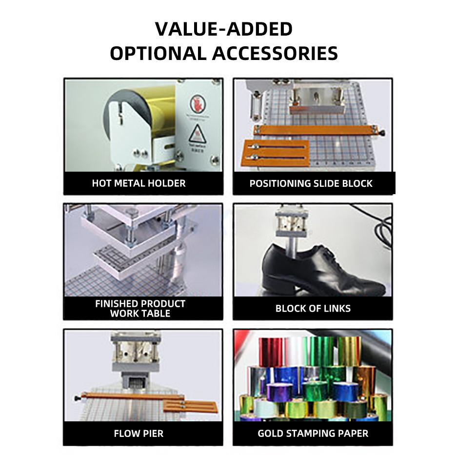 Ручной станок для горячего тиснения фольгой, тиснение логотипа, брендинговая машина, кожа, пластик, дерево, ПУ, ПВХ, логотип, бренд, инструмент для горячего прессования