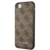 Guess Guhci8G4Gfbr Iphone Se 2022 / 2020 / 7 / 8 Brown Hard Case 4G Metal Gold Logo