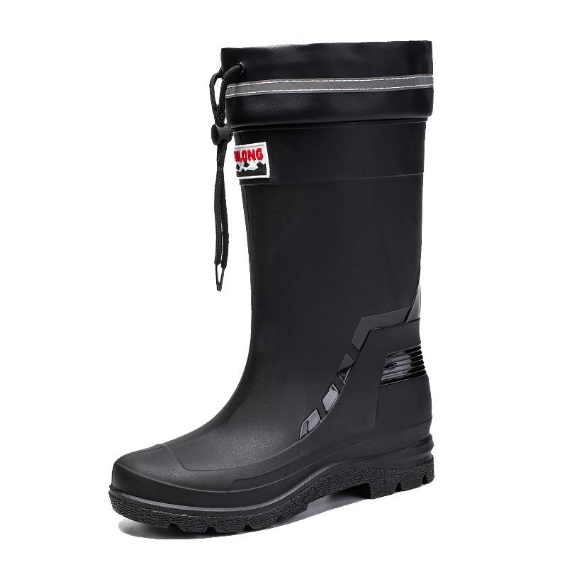 Высококачественные непромокаемые ботинки мужские закрытые непромокаемые водонепроницаемые ботинки высокие непромокаемые ботинки на вынос специальные резиновые ботинки для рыбалки