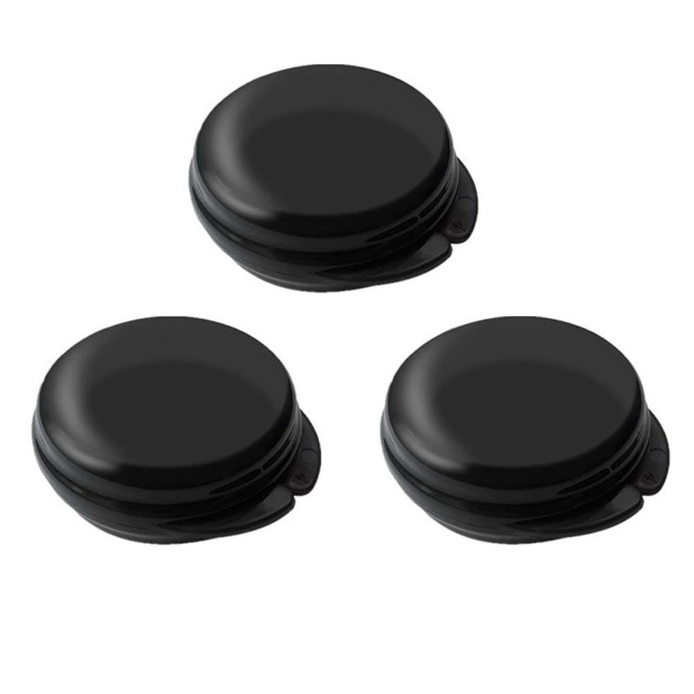 3 шт. Круглый органайзер для таблеток Хорошо герметизирующиеся контейнеры для лекарств Прочная таблетница