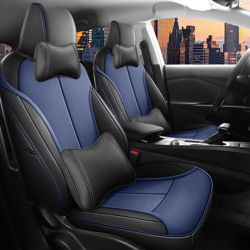 Weilan 6 Perforated Leather Car Seat Cushion - Universal Fit, New Model, Four Seasons Use