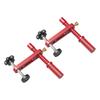 2PCS Bench Dogs Clamp 19mm Red Color Adjustable MFT Table Hold Down Clamp for Woodworking