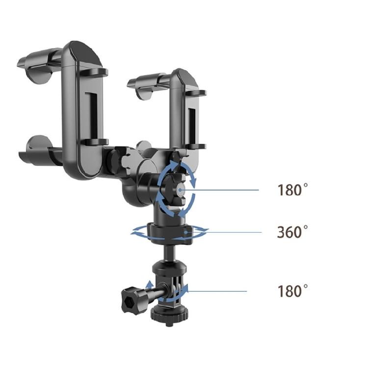 360 Degree Adjustable Car Mount Bracket for Sports Cameras Rearviews Mirror Holder with Enhanceds Stability
