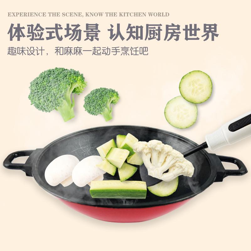 Детский игровой домик Симуляция Красная посуда Кухонные игрушки Набор из 13 предметов, Детские кухонные игрушки