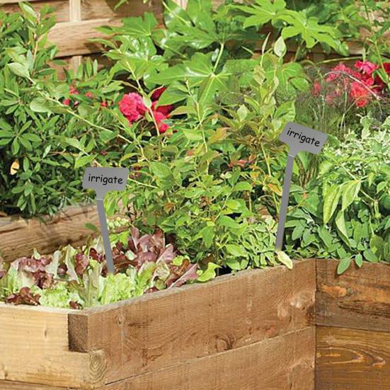 10Pcs Stainless Steel Plant Tags Waterproof Weatherproof Reusable Garden Markers